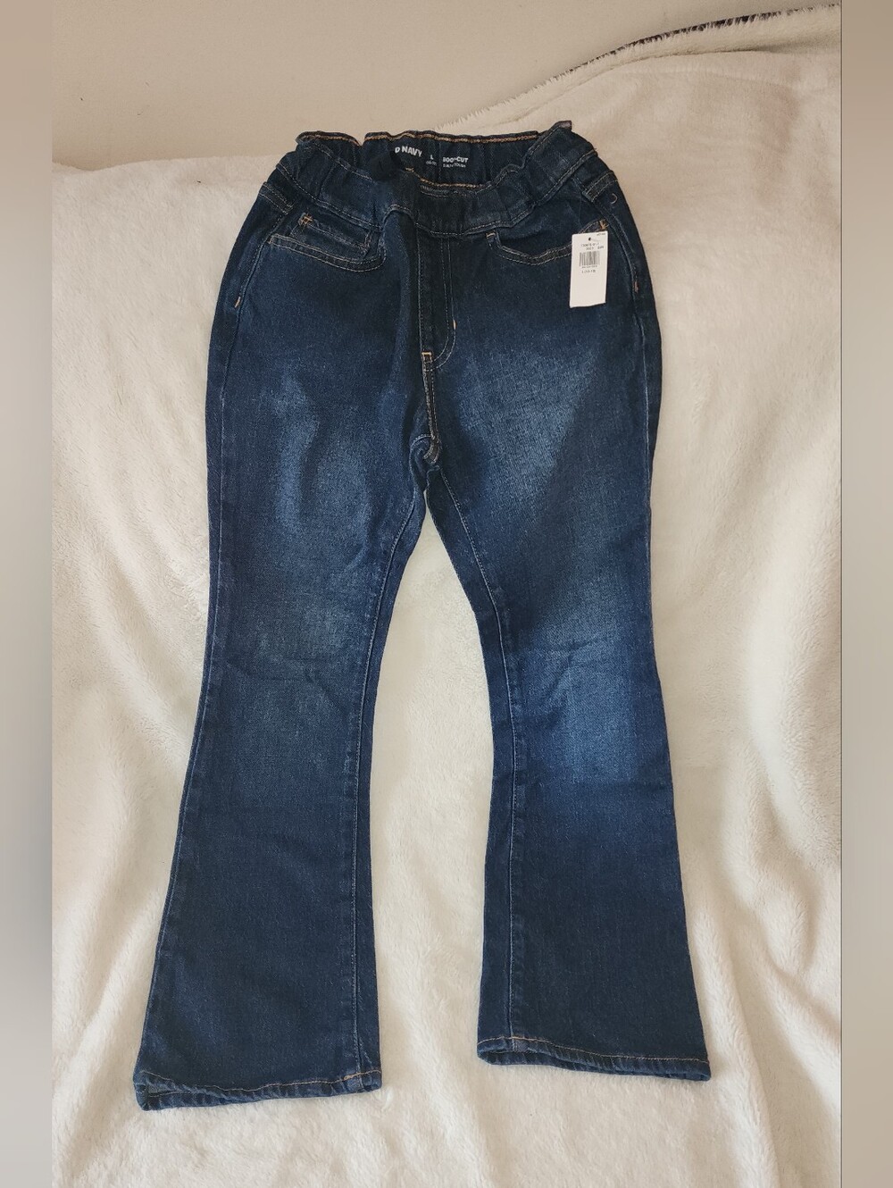 Old Navy Girls Dark Blue Boot Cut JEANS Pants NWT size L 10-12